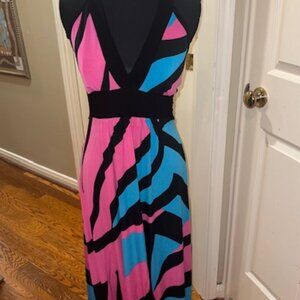 Sexy Maxi Halter Neck Dress (Size M)